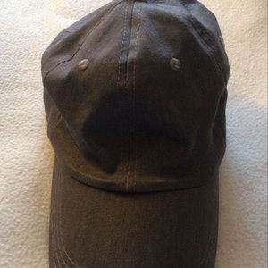 Dark gray baseball cap